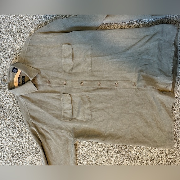 Suede Button-Up - Picture 2 of 3